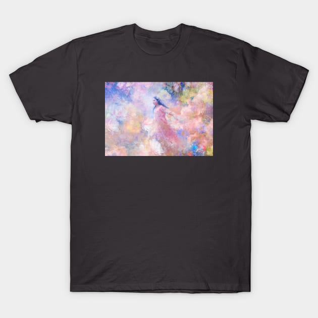 Love Is All Around Me T-Shirt by Phatpuppy Art